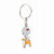 Cute Dog Metal Unisex Bag Pendant Keychain