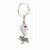 Cute Dog Metal Unisex Bag Pendant Keychain