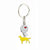 Cute Dog Metal Unisex Bag Pendant Keychain