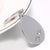 Cute Dog Paw Print Stainless Steel Bag Pendant Keychain