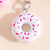 Cute Donuts Resin Keychain