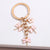 Cute Dragonfly Alloy Women's Keychain