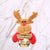 Cute Elk Christmas Bag Pendant Keychain