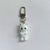 Cute Flocking Kitten Mobile Phone Hanging Chain Bow Cat Keychain Y2K Sweet Cool Girl Heart Bag Pendant