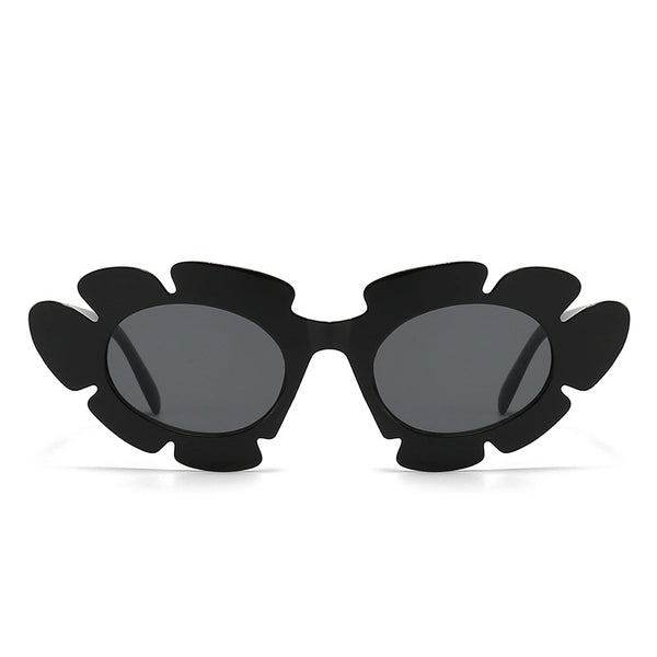 Cute Flower Ac Special-shaped Mirror Full Frame Women's Sunglasses