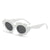 Cute Flower Ac Special-shaped Mirror Full Frame Women's Sunglasses