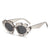 Cute Flower Ac Special-shaped Mirror Full Frame Women's Sunglasses