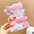 Cute Flower Acrylic Handmade Kid's Hair Clip 1 Set