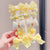 Cute Flower Acrylic Handmade Kid's Hair Clip 1 Set