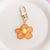 Cute Flower Alloy Bag Pendant Keychain