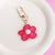 Cute Flower Alloy Bag Pendant Keychain