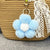 Cute Flower Metal Keychain