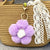 Cute Flower Metal Keychain