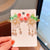 Cute Flower Plastic Cloth Resin Tassel Hair Clip