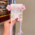 Cute Flower Plastic Cloth Resin Tassel Hair Clip