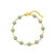 Cute Flower Stainless Steel Enamel Plating Bracelets