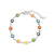 Cute Flower Stainless Steel Enamel Plating Bracelets