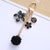 Cute Flower Zinc Alloy Unisex Bag Pendant Keychain