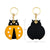 Cute Fruit Beetles Pu Leather Unisex Bag Pendant Keychain