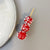 Cute Fruit Food Alloy Handmade Hair Clip 1 Piece