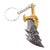 Cute Funny Axe Metal Unisex Keychain