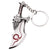 Cute Funny Axe Metal Unisex Keychain