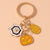 Cute Funny Pumpkin Ghost Bat Alloy Halloween Keychain