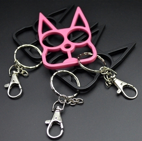 Cute Funny Rabbit Cat Alloy Unisex Keychain