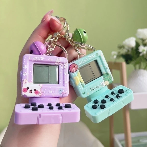 Cute Game Console Plastic Unisex Bag Pendant Keychain