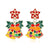 Cute Geometric Alloy Enamel Women's Earrings 1 Pair