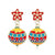 Cute Geometric Alloy Enamel Women's Earrings 1 Pair