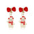 Cute Geometric Alloy Enamel Women's Earrings 1 Pair