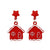 Cute Geometric Alloy Enamel Women's Earrings 1 Pair