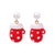 Cute Geometric Alloy Plating Rhinestones Women's Earrings 1 Pair