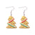 Cute Geometric Alloy Plating Rhinestones Women's Earrings 1 Pair