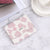 Cute Geometric Animal Printing Square Zipper Buckle Small Wallet