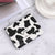 Cute Geometric Animal Printing Square Zipper Buckle Small Wallet