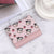 Cute Geometric Animal Printing Square Zipper Buckle Small Wallet