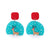 Cute Geometric Arylic Women's Earrings 1 Pair