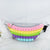 Cute Gradient Color Pillow Shape Zipper Fanny Pack