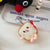 Cute Hamburger French Fries Plush Women's Bag Pendant Keychain