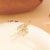 Cute Handmade Shiny Sunflower Leaves Heart Shape Brass 18k Gold Plated Zircon Charms In Bulk