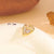 Cute Handmade Shiny Sunflower Leaves Heart Shape Brass 18k Gold Plated Zircon Charms In Bulk