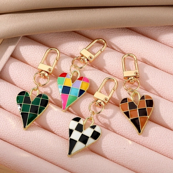 Cute Heart Shape Alloy Bag Pendant Keychain