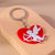 Cute Heart Shape Alloy Plastic Bag Pendant Keychain