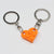 Cute Heart Shape Alloy Unisex Bag Pendant Keychain 1 Piece