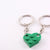 Cute Heart Shape Alloy Unisex Bag Pendant Keychain 1 Piece