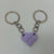 Cute Heart Shape Alloy Unisex Bag Pendant Keychain 1 Piece