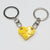 Cute Heart Shape Alloy Unisex Bag Pendant Keychain 1 Piece