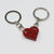 Cute Heart Shape Alloy Unisex Bag Pendant Keychain 1 Piece